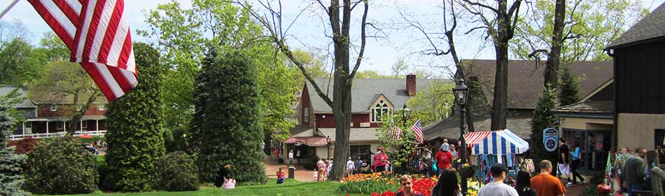 Peddler's Village is a 42-acre, outdoor shopping mall featuring 65 retail shops and merchants, 3 restaurants, a 71 room hotel and a Family Entertainment Center. in the Hatboro, Montgomery County PA area